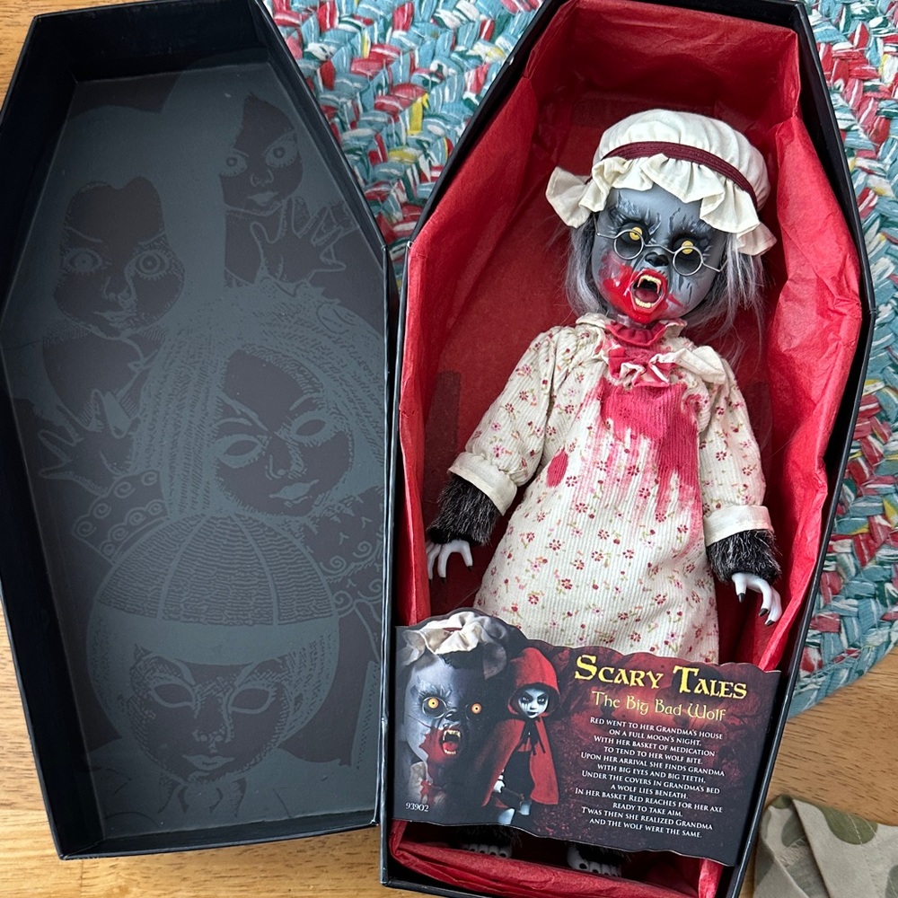 Scary Tales Big Bad Wolf Doll with Red and Black Outfit